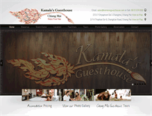 Tablet Screenshot of kamalasguesthousechiangmai.com